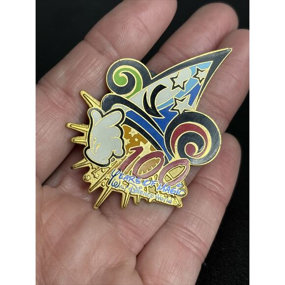 Walt Disney World 100 Years of Magic Sorcerer's Apprentice Hat Trading Pin 2002 - Picture 5 of 5